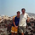 Kreta17  Rafał i ja na Santorini